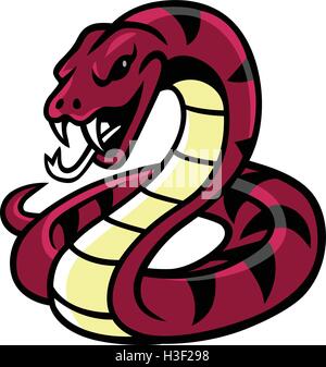 Snake Mascot Vector Illustration Stock Vector