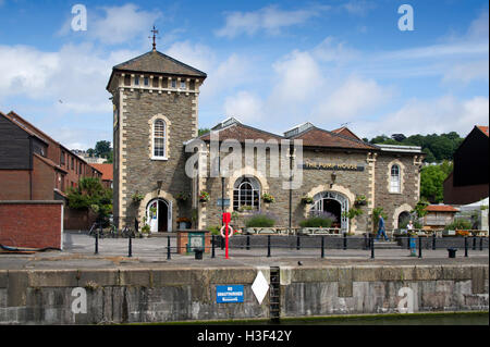 The Pumphouse,bar/pub/restaurant/cafe,harbouside,Bristol,UK. food foods meal meals venue Stock Photo