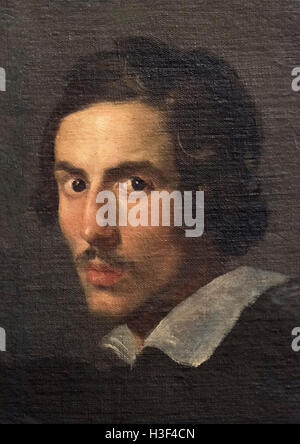 Gian Lorenzo Bernini (1598-1680), Self Portrait painting of the Italian ...