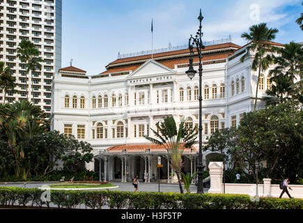 Singapore, Beach Road, Raffles Hotel Stock Photo