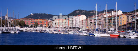 Nice Harbour, Cote d'Azur, French Riviera, France Stock Photo