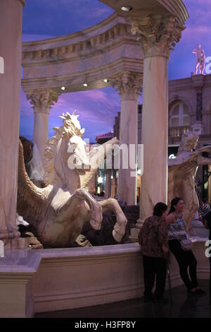 Winged horse at Fountain of The Gods, Caesars Palace, Las Vegas