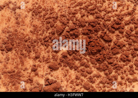 cocoa powder and milk texture background Stock Photo