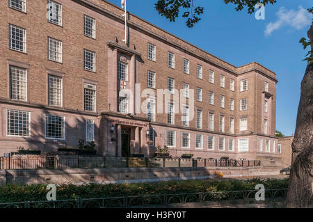 Chester University Riverside Campus building beside the river Dee. Chester Cheshire North West England. Stock Photo