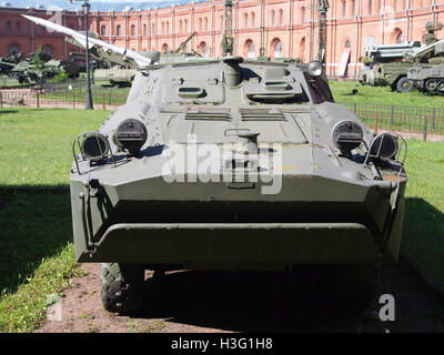 9P110 combat vehicle 9K14 Malyutka ATGM system, Боевая машина 9П110 ПТРК 9К14 Малютка, Artillery museum, Saint-Petersburg pic2 Stock Photo