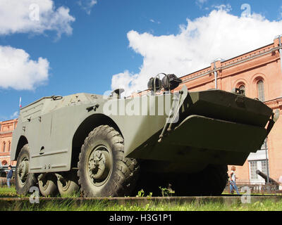 9P110 combat vehicle 9K14 Malyutka ATGM system, Боевая машина 9П110 ПТРК 9К14 Малютка, Artillery museum, Saint-Petersburg pic3 Stock Photo