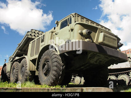 9K57 Uragan MLRS, Artillery museum, Saint-Petersburg pic6 Stock Photo