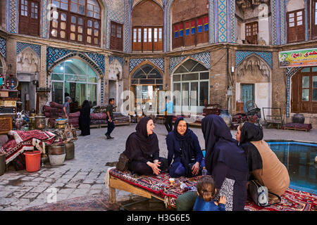 Iran, Isfahan province, Kashan city, the bazaar Stock Photo