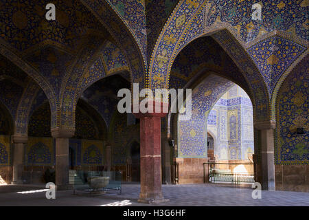 Iran, Isfahan, Imam Square, Jameh Mosque or Friday mosque, world heritage of the UNESCO Stock Photo