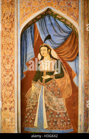 Iran, Isfahan, Chehel Sotun palace, painting, Safavide era Stock Photo