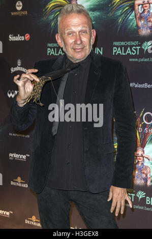 Berlin, Deutschland. 06th Oct, 2016. Jean Paul Gaultier at the Premiere of 'The One Grand Show' at the Friedrichstadt-Palast. Berlin, Germany. October 6, 2016./picture alliance © dpa/Alamy Live News Stock Photo