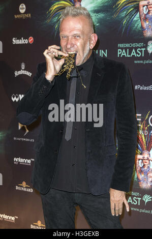 Berlin, Deutschland. 06th Oct, 2016. Jean Paul Gaultier at the Premiere of 'The One Grand Show' at the Friedrichstadt-Palast. Berlin, Germany. October 6, 2016./picture alliance © dpa/Alamy Live News Stock Photo