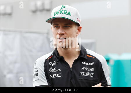 Suzuka, Japan. 8th Oct, 2016. Nico Hulkenberg (GER) F1 : Japanese Formula One Grand Prix at Suzuka Circuit in Suzuka, Japan . Credit:  Sho Tamura/AFLO SPORT/Alamy Live News Stock Photo