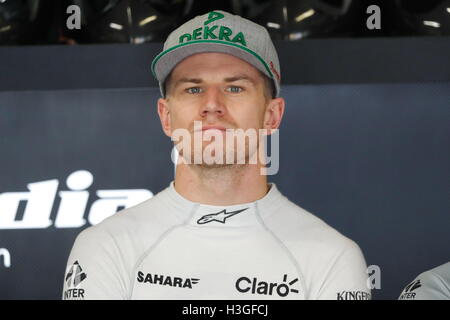 Suzuka, Japan. 8th Oct, 2016. Nico Hulkenberg (GER) F1 : Japanese Formula One Grand Prix at Suzuka Circuit in Suzuka, Japan . Credit:  Sho Tamura/AFLO SPORT/Alamy Live News Stock Photo