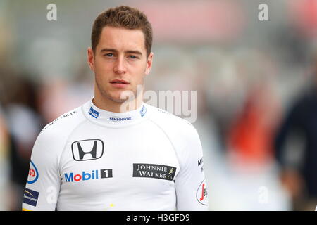 Suzuka, Japan. 8th Oct, 2016. Stoffel Vandoorne (BEL) F1 : Japanese Formula One Grand Prix at Suzuka Circuit in Suzuka, Japan . Credit:  Sho Tamura/AFLO SPORT/Alamy Live News Stock Photo