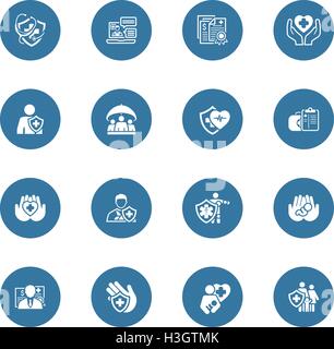 Insurance and Medical Services Icons Set Stock Vector Image & Art - Alamy