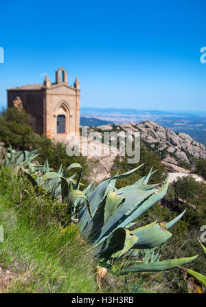 Sant Joan chapel in Montserrat mountains, Spain Stock Photo - Alamy
