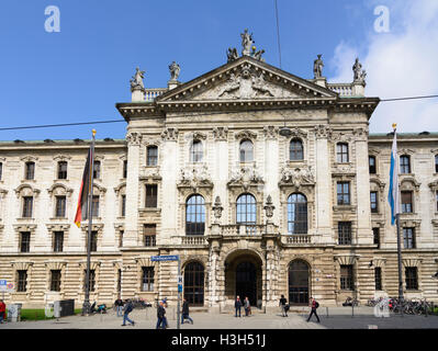 München, Munich: Justizpalast (Palace of Justice), Oberbayern, Upper Bavaria, Bayern, Bavaria, Germany Stock Photo