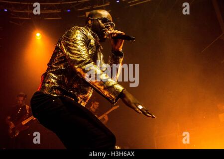 Maitre Gims performs live in Milano, Italy, on May 10 2016 Stock Photo