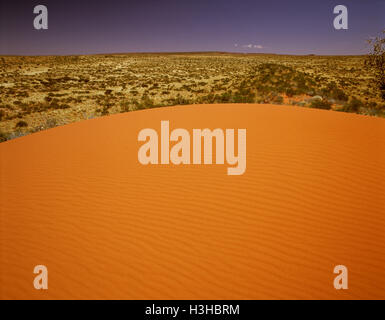 Red sand dunes near Lake Disappointment. Stock Photo