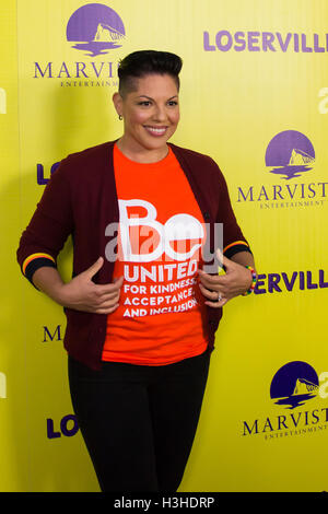 Sara Ramirez attends Red Carpet Premiere of LOSERVILLE on September 29, 2016 in Los Angeles, California Stock Photo