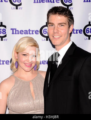 Nick Critelli and Jessica "Sugar" Kiper attends the Theatre 68 Grand