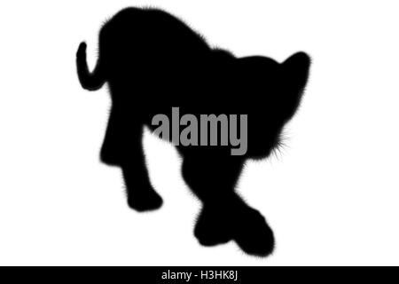 baby tiger clipart black and white