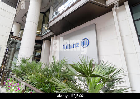 Allianz offices in the City of London, UK Stock Photo