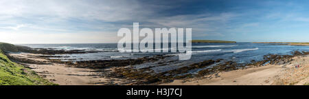 The Brough of Birsay viewed from Birsay Bay, Mainland, Orkney, Scotland, UK Stock Photo