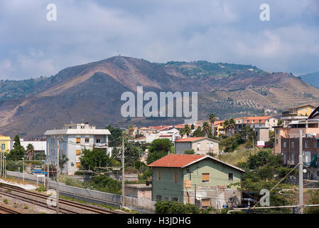 View of Campora San Giovanni town in Calabria, Italy Stock Photo