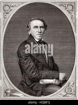 Giacomo Meyerbeer or Jakob Liebmann Meyer Beer, 1791 - 1864, a German conductor and composer of French grand opera Stock Photo