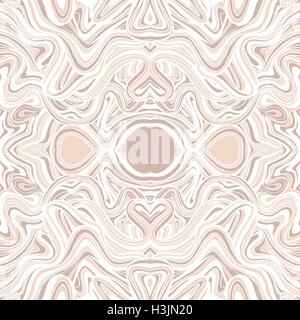 Doodle seamless background. Zentangle pattern. Hand drawing texture. Kaleidoscope psychedelic wave elements. Stock Vector