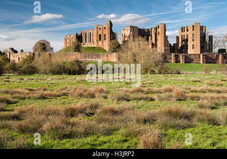 Kenilworth Castle, Kenilworth, Warwickshire, England, UK Stock Photo