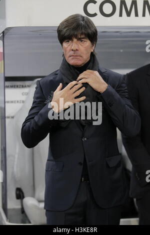 Volksparkstadion, Hamburg, Germany. 08th Oct, 2016. World Cup Qualifying. Germany versus Czech Republic. Coach Joachim Low © Action Plus Sports/Alamy Live News Stock Photo