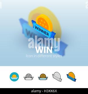 Prize icon in different style Stock Vector Image & Art - Alamy