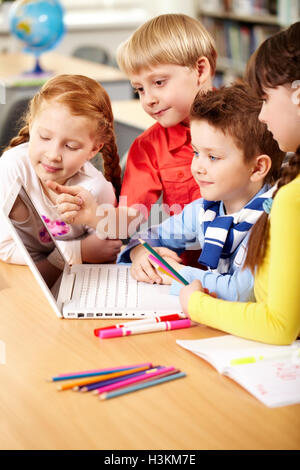 Inquisitive children Stock Photo