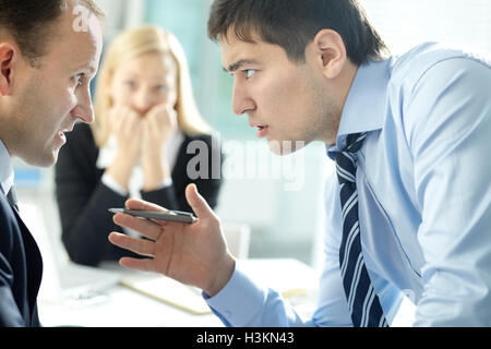 Conflict in office Stock Photo