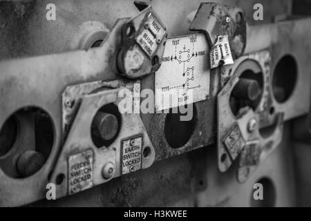 Old switch gear Stock Photo