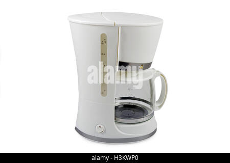 coffee maker isolated on white background Stock Photo