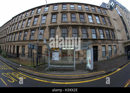 Finnieston is Scotland's Shoreditch the gentrified bad part of town that borders the affluent desirable west end Stock Photo