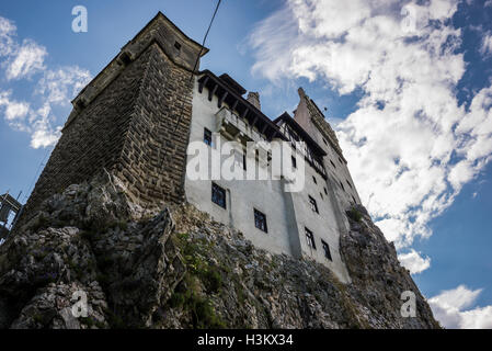 Bran Castle near Bran, Romania, commonly known as 'Dracula's Castle', home of title character in Bram Stoker's 'Dracula' novel Stock Photo