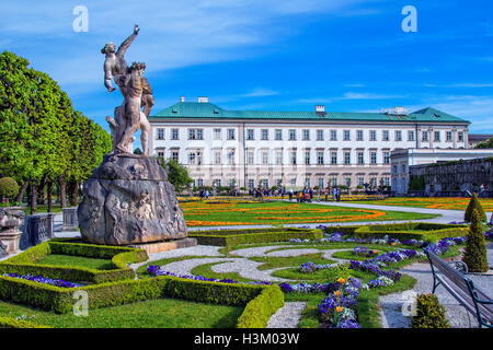 Mirabell gardens in Salzburg Stock Photo