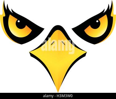 eagle head isolated concept design on white background for your designs vector icon eps10 Stock Vector
