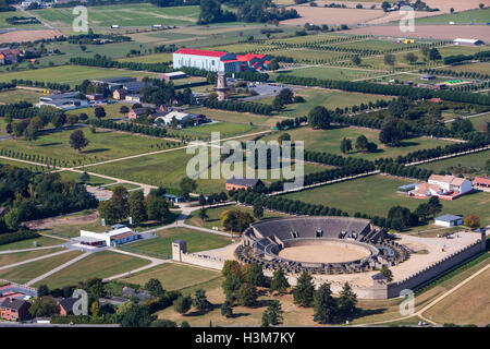 The city of Xanten, in the lower Rhine area, Germany, archaeological park, a former Roman settlement, today a living museum, Stock Photo