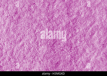 Pink towel texture, soft cloth material surface as background Stock Photo