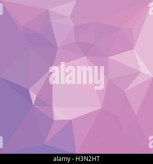 Low polygon style illustration of a medium orchid abstract geometric background. Stock Vector
