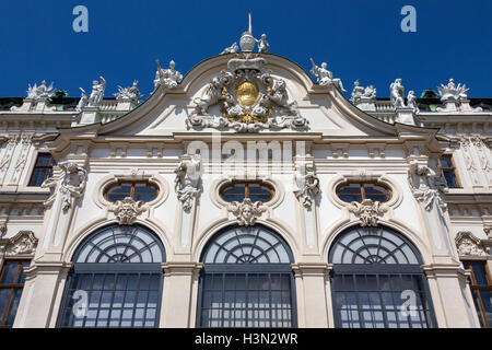Upper Belvedere Palace in Vienna - Austria Stock Photo