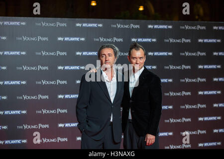 Premier in Rome for the new television series 'The Young Pope' by Paolo Sorrentino, Rome, Italy. 9th October 2016 Stock Photo