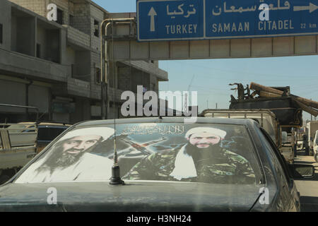 October 1, 2016 - A Civilian Car In The Idlib Countryside With The ...