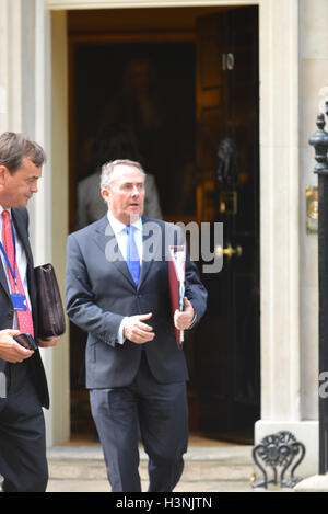 Downing Street, London, UK. 11th Oct 2016. Liam Fox. Cabinet Ministers at Downing Street. Credit:  Matthew Chattle/Alamy Live News